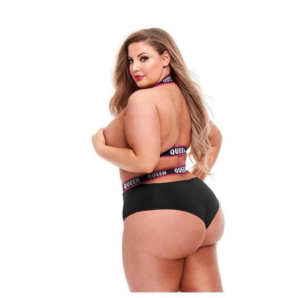 🦋B2G1🦋LAPDANCE 2pc. QUEEN BEE Booty Short & Top Set | ONE SIZE QUEEN | - Picture 2 of 4